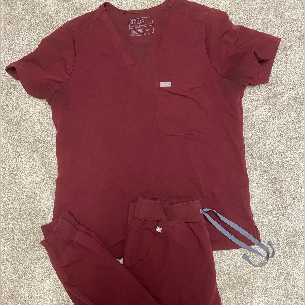 Burgundy figs scrub set